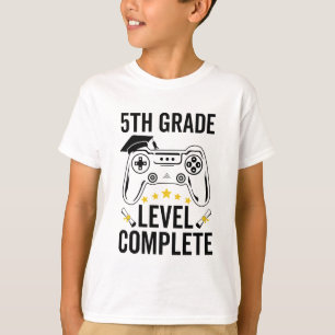 Level-Complete-Abschluss-Gamer-Klasse T-Shirt