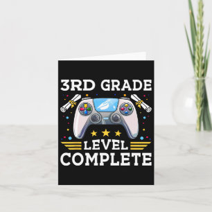 Level Complete Gamer Kids CL of 2025 Boy Karte