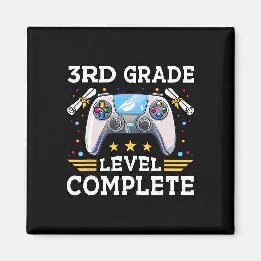 Level Complete Gamer Kids CL of 2025 Boy Magnet (Vorne)