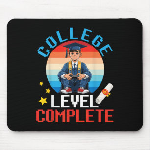 Level der niedlichen Jungen Abschluss Gamer Uni Ko Mousepad