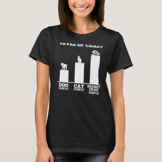 Level des Crazy Hermit Crab Outfit Muschelfischaqu T-Shirt