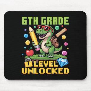 Level freigeschaltet 6. Klasse Dinosaurier Zurück  Mousepad
