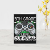 Level für kompletten Gamer 5. Klasse Abschluss Gi Karte (Gelbe Blume)