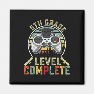 Level für kompletten Gamer 5. Klasse Abschluss Gi Magnet