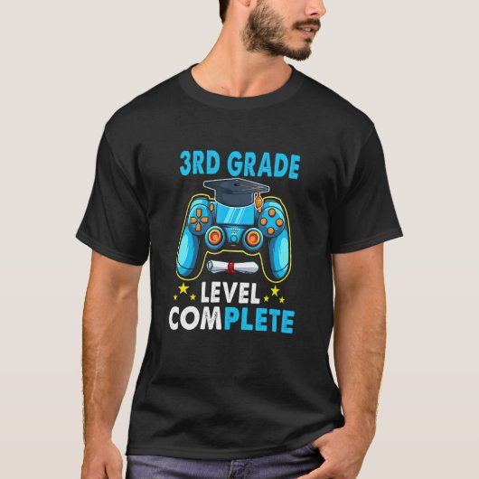 Level für vollständiges Klassenvideospiel Senior 2 T-Shirt (Vorderseite)