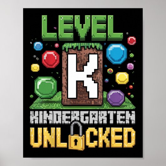 Level Kindergarten freigeschaltet Videospiel Lusti Poster (Vorne)