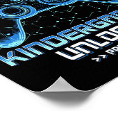 Level Kindergarten Unlocked Back To School Video G Poster (Ecke)