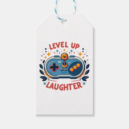 Level Lachen Geschenkanhänger (Vorderseite)