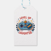 Level Lachen Geschenkanhänger (Rückseite)