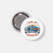 Level Lachen Magnet (Vorderseite/Rückseite)
