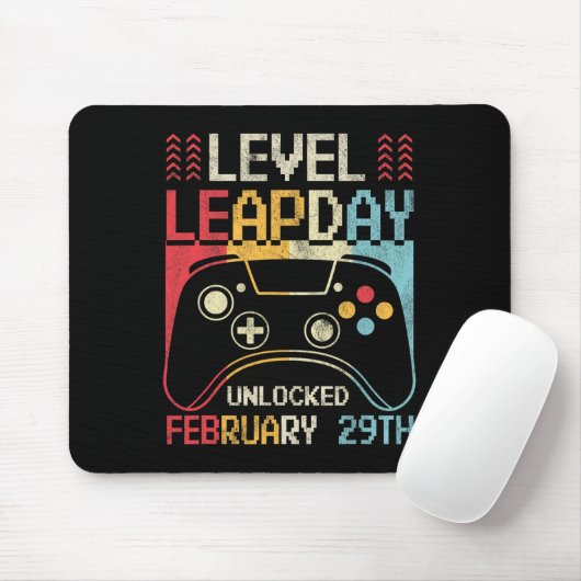Level Leap Day Entsperrt Video Game Controller Gam Mousepad (Mit Mouse)