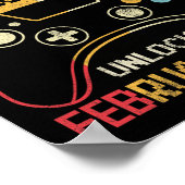 Level Leap Day Entsperrt Video Game Controller Gam Poster (Ecke)