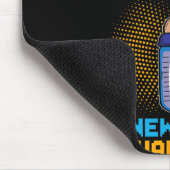 Level Papa freigeschaltet Schwangerschaftsankündig Mousepad (Ecke)