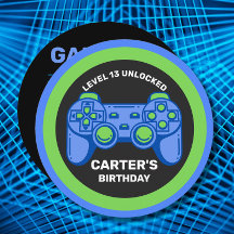 Level Unlock Birthday Gamer Personalisiert