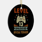 Level unlock offiziell Teenager Keramik Ornament (Rechts)