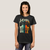 Level Unlock Uncle wird Onkel Ankündigung T-Shirt (Vorne ganz)