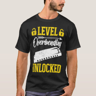 Level Unverriegelung Überbiegen Harmonica Player T-Shirt