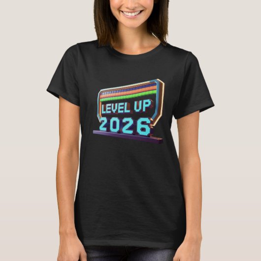 Level Up 2026 T-Shirt (Vorderseite)