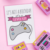 Level Up Birday Card Karte