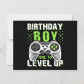 Level Up Birthday Boy Video Game (Rückseite)