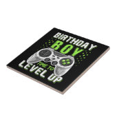 Level Up Birthday Boy Video Game Fliese (Seite)