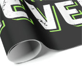 Level Up Birthday Boy Video Game Geschenkpapier (Rolleneckpunkt)