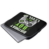 Level Up Birthday Boy Video Game Laptopschutzhülle (Vorne Knopf)