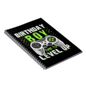 Level Up Birthday Boy Video Game Notizblock (Rechte Seite)