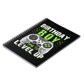 Level Up Birthday Boy Video Game Notizblock (Linke Seite)