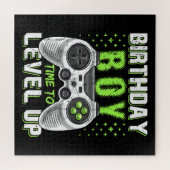Level Up Birthday Boy Video Game Puzzle (Horizontal)