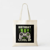 Level Up Birthday Boy Video Game Tragetasche (Rückseite)