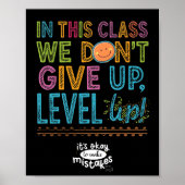 LEVEL UP CLASSROOM POSTER (Vorne)