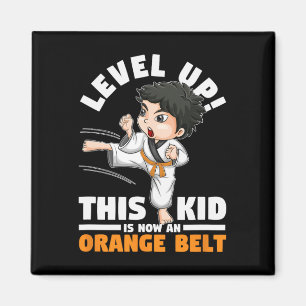 Level Up Dieser Kid Ist Jetzt Ein Orange Gürtel Ka Magnet