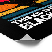 Level up dieses Kids ist jetzt ein schwarzer Gürte Poster (Ecke)