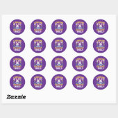 Level Up Easter Egg Hunt Gamer Bunny Sticker (Blatt)