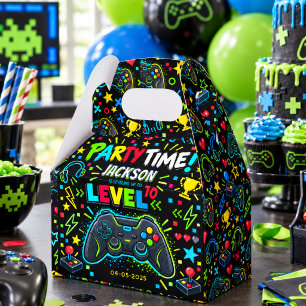 Level Up Gamer 10. Geburtstagsjunge Party  Geschenkschachtel