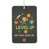 Level Up Gamer Air Freshener – Pixel Retro Style Autolufterfrischer (Vorderseite)