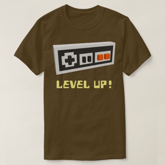 Level-Up-Gamer-Hemd T-Shirt (Design vorne)