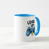 Level Up Gamer Tasse (VorderseiteRechts)