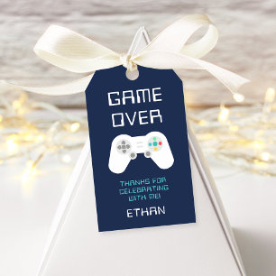 Level Up Gamer Theme Personalisiert Birthday Gef Geschenkanhänger
