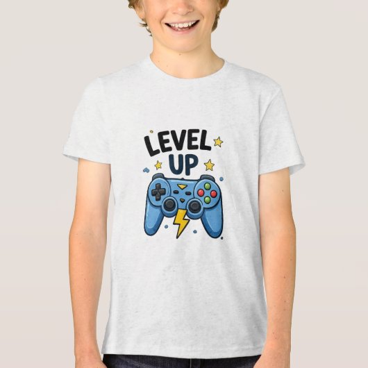 Level Up Gamer Tri-Blend Shirt (Vorderseite)