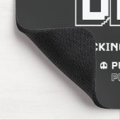 Level Up Gamer Vater Daddy Funny Vathday Mousepad (Ecke)