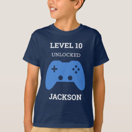 Level-Up Gamer Video Game Controller Geburtstagski T-Shirt