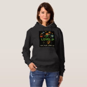 Level Up Gamer Women’s Hoodie – Retro Pixel Style (Vorne ganz)