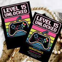 Level Up Gaming-Party für Jungen