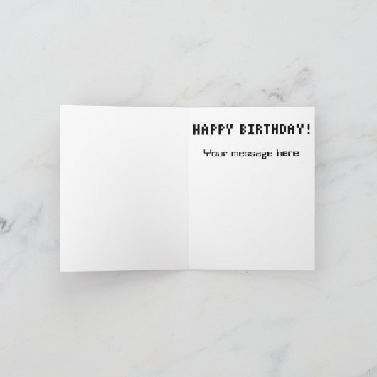 Level Up! Geburtskarte Karte (Innenseite)