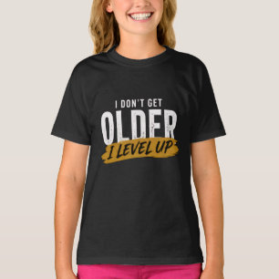 Level Up Geburtstags-Teen-Grafik-T-Shirt T-Shirt
