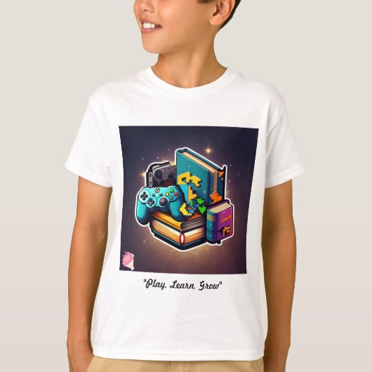 "Level Up Learning" T-Shirt (Vorderseite)