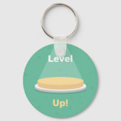 Level Up! | Level Up Button Schlüsselanhänger (Vorderseite)