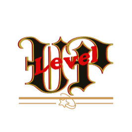 Level Up Love – Gothic-Typografie-Design T-Shirt